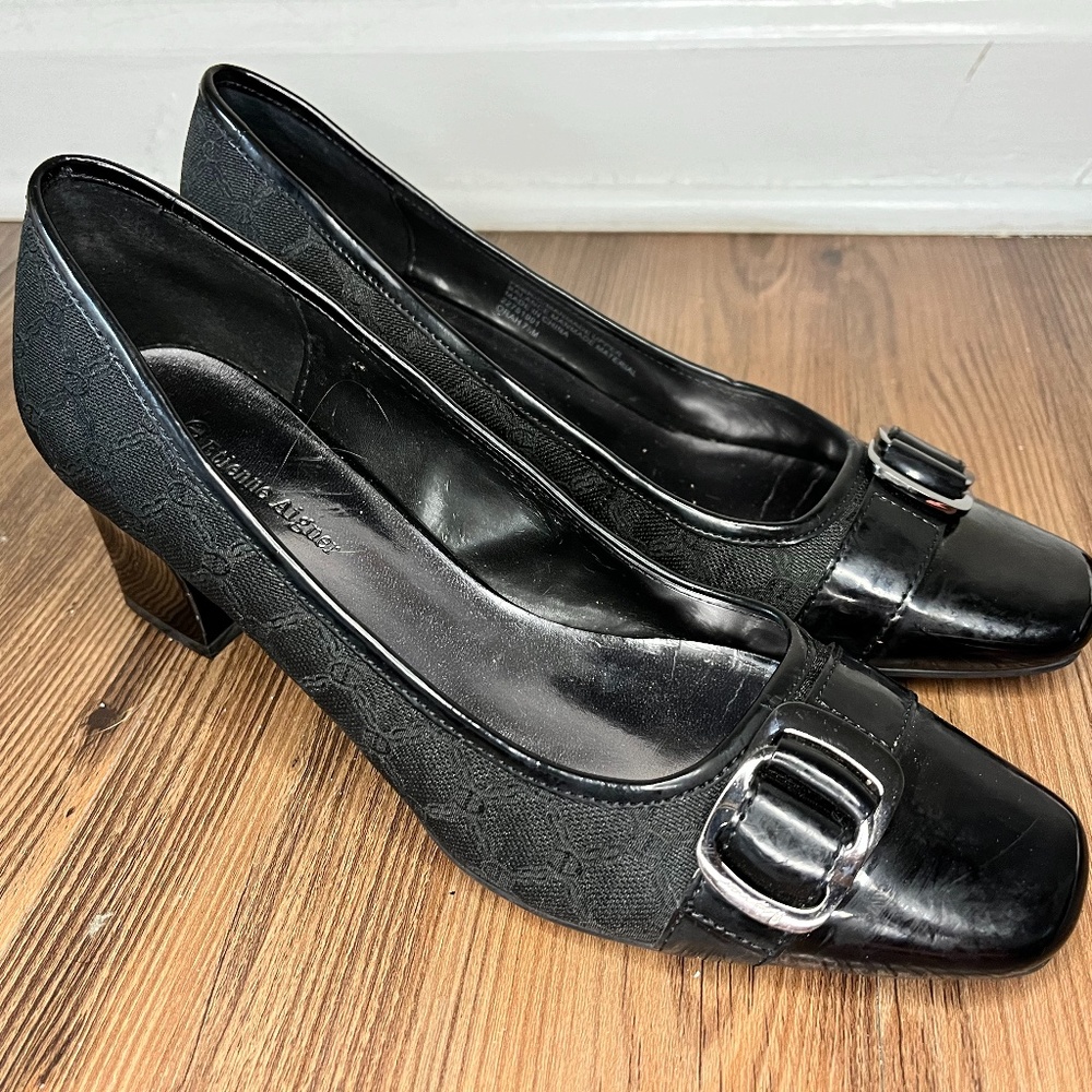 Etienne Aigner Black Heels - Size 7.5